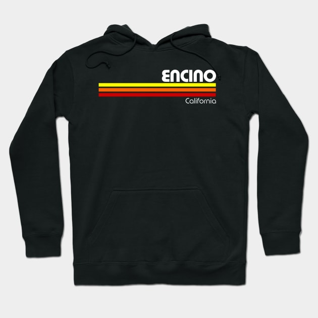 Retro Encino California Hoodie by Styleuniversal